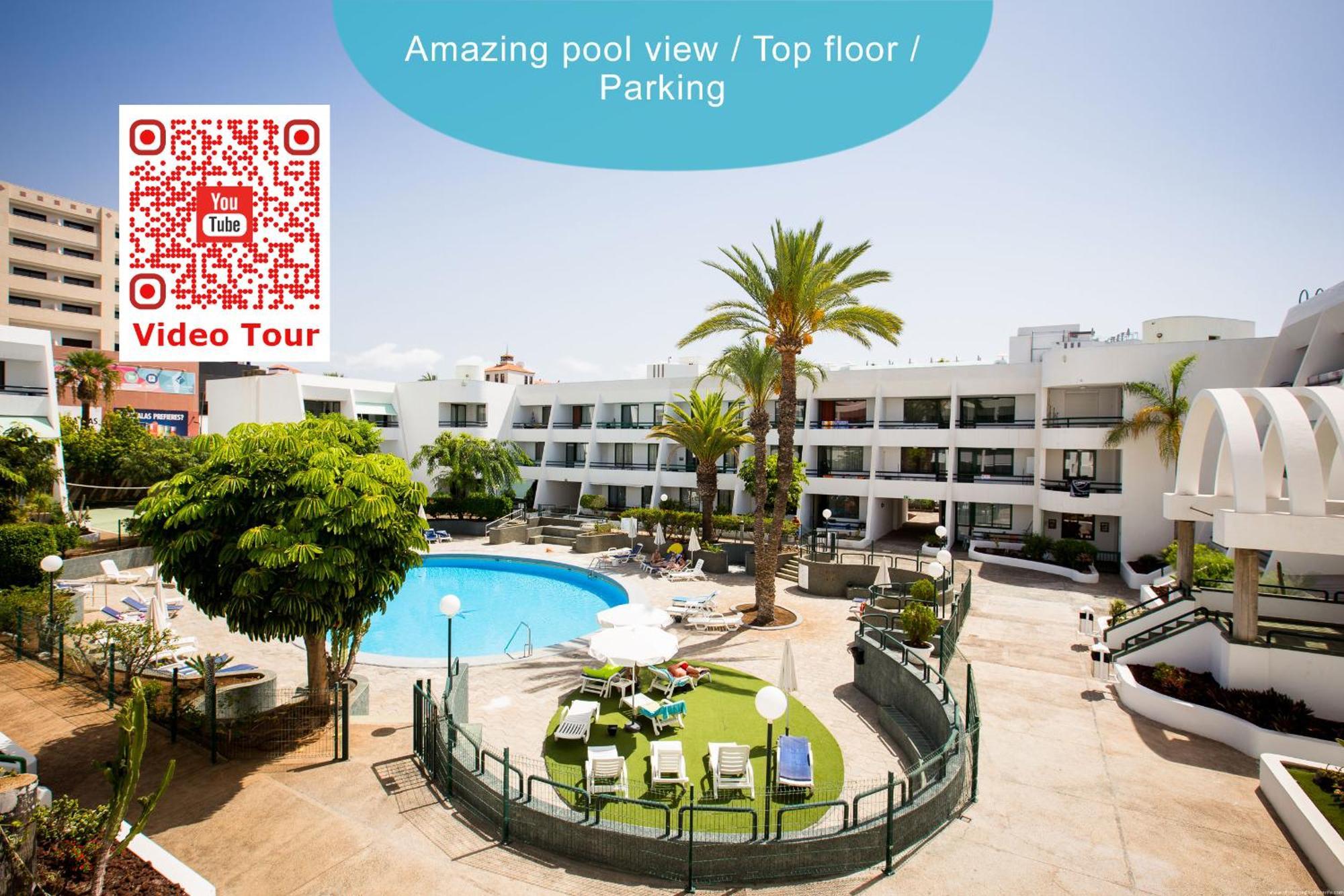 Daire Go2tenerife Apart'teno Amazing Pool View & Near The Playa de las Américas